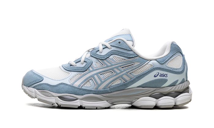 Asics Gel-NYC Baskets Homme/Femme – Coloris Cream Arctic Sky – Chaussures de Running Lifestyle