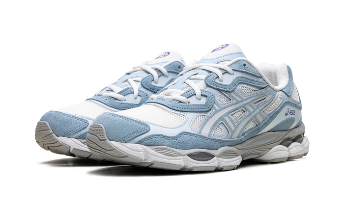 Asics Gel-NYC Baskets Homme/Femme – Coloris Cream Arctic Sky – Chaussures de Running Lifestyle