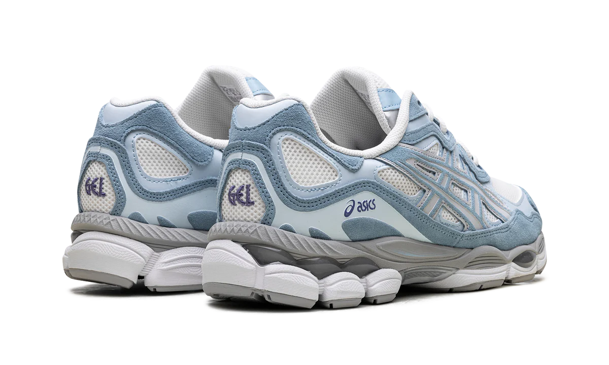 Asics Gel-NYC Baskets Homme/Femme – Coloris Cream Arctic Sky – Chaussures de Running Lifestyle